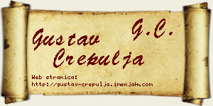 Gustav Crepulja vizit kartica